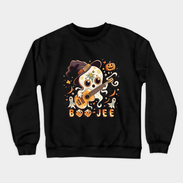 Boo Jee Crewneck Sweatshirt by BukovskyART